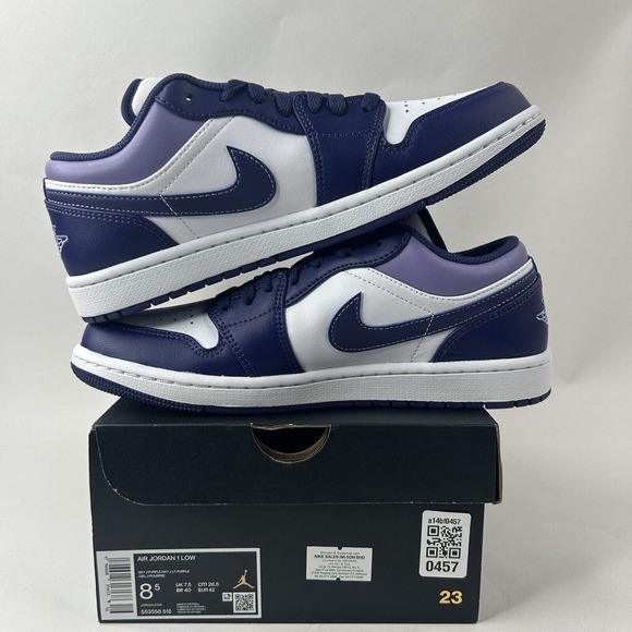 Nike Shoes Air Jordan 1 Retro Low “Sky J Purple” 2024 - Picture 3 of 5